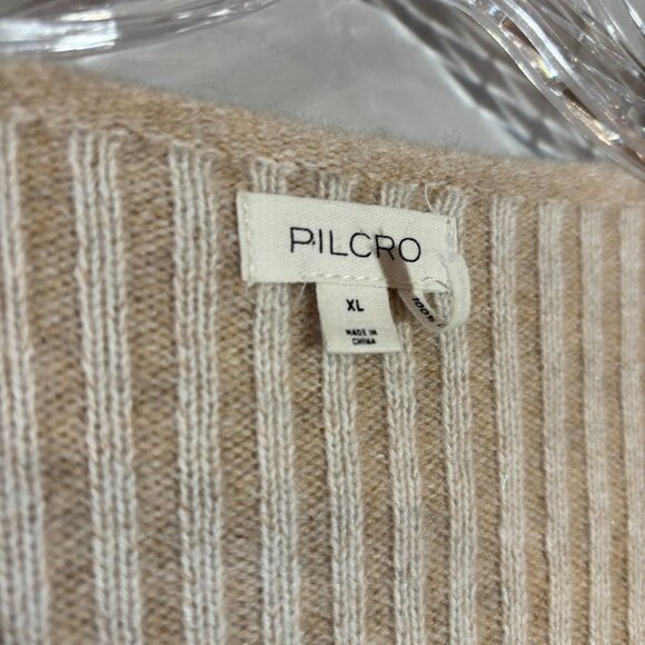Pilcro Cashmere Ribbed Cropped Sweater by Anthropologie Size XL - Picture 3 of 9